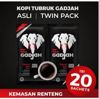 

KOPI TUBRUK GADJAH ASLI - 1 RENTENG @20 SACHET 6.5G