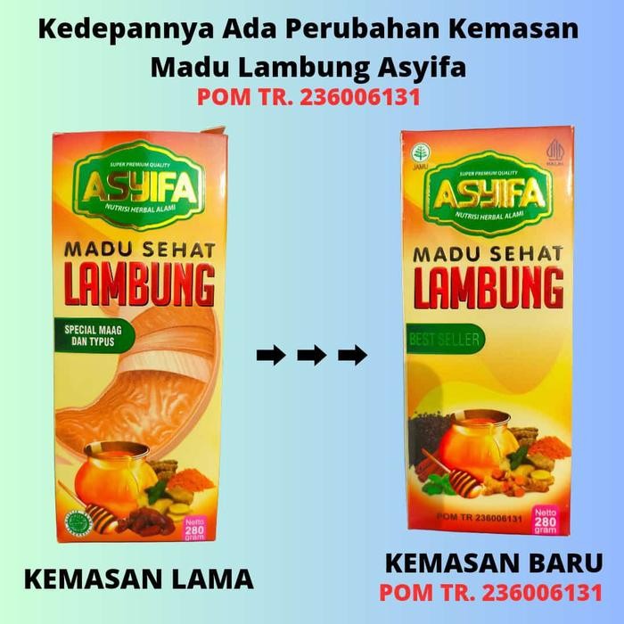 

MADU SEHAT LAMBUNG ASYIFA & MADU HERBAL LAMBUNG NADHIFA 280GR