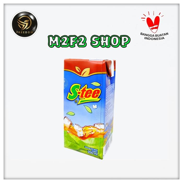 

S-TEE STEE MINUMAN TEH KOTAK - 200 ML KARTON (KHUSUS GOSEND/GRAB)