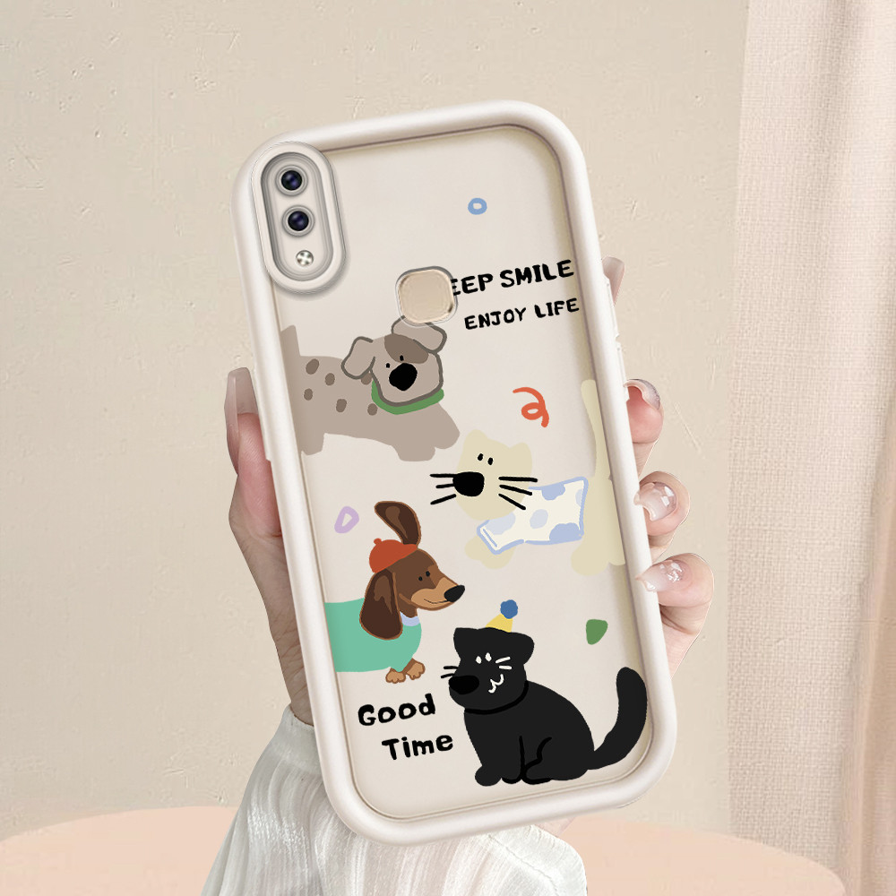 Casing Hp Untuk VIVO V9 Y85 1726 Softcase Kondom Hp Mode Case Kesing Casing D097-1 S2-1930