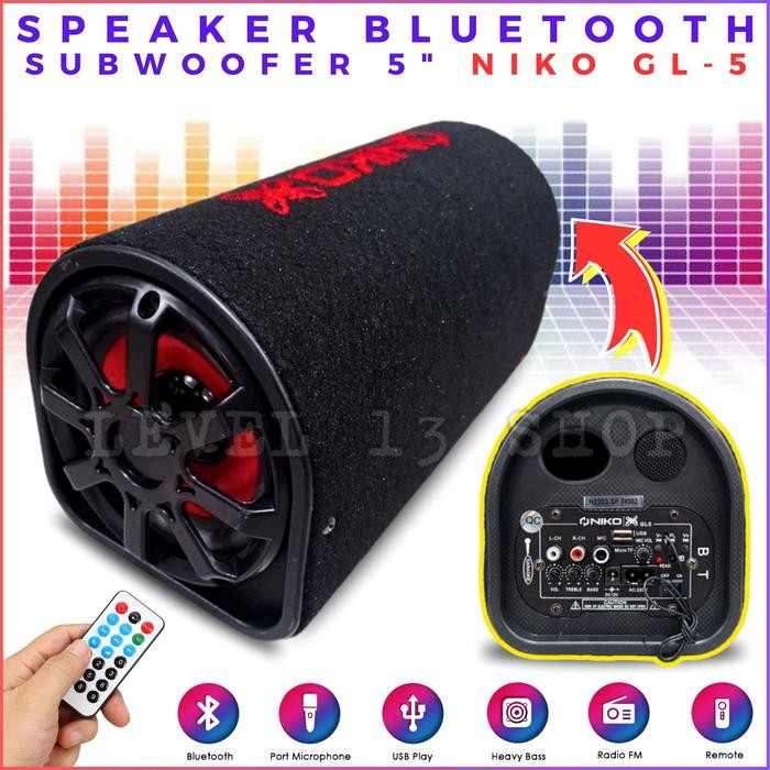 Speaker Aktif NIKO NK-GL5 Bluetooth Radio / Speaker Bluetooth / Salon Aktif / Salon Bluetooth /