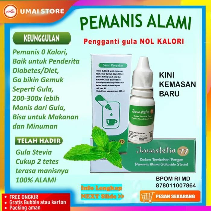 

(Allthebest) Stevia 77 stefia pengganti gula nol kalori daun stevia gula alami