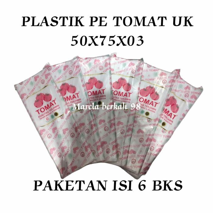 

KANTONG PLASTIK PE UK 50X75 (6 BKS ),KANTONG PLASTIK BENING,KANTONG PE