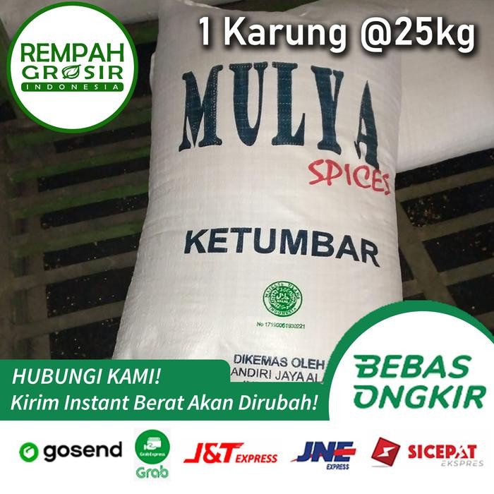 

Ketumbar Butir Bulgaria Super 1 Bal Karung 25kg - 25 Kg Grosir