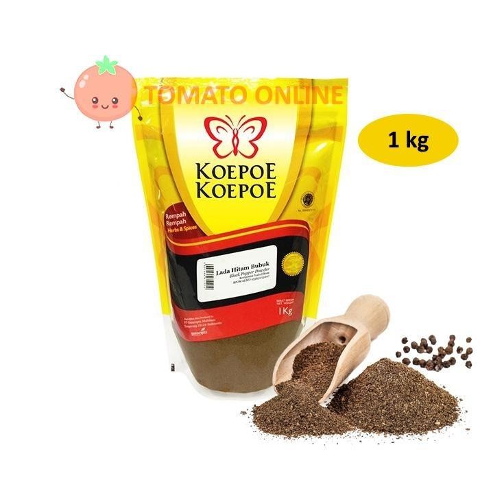 

Koepoe Kupu / Lada Hitam Bubuk POUCH REFILL / 1kg 1 kg 1000gr 1000 gr