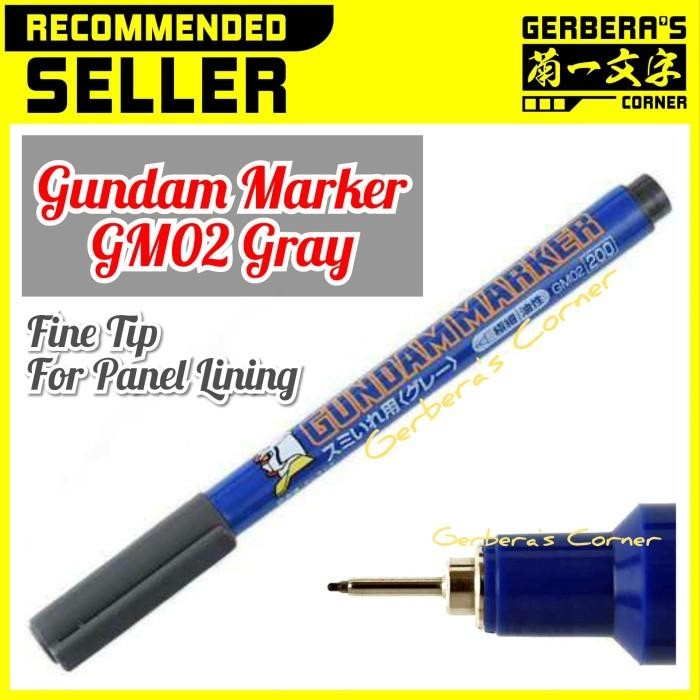 

ID GUNDAM MARKER GM02 GRAY FOR LINING - MARKER LINER SUPER FINE GRAY