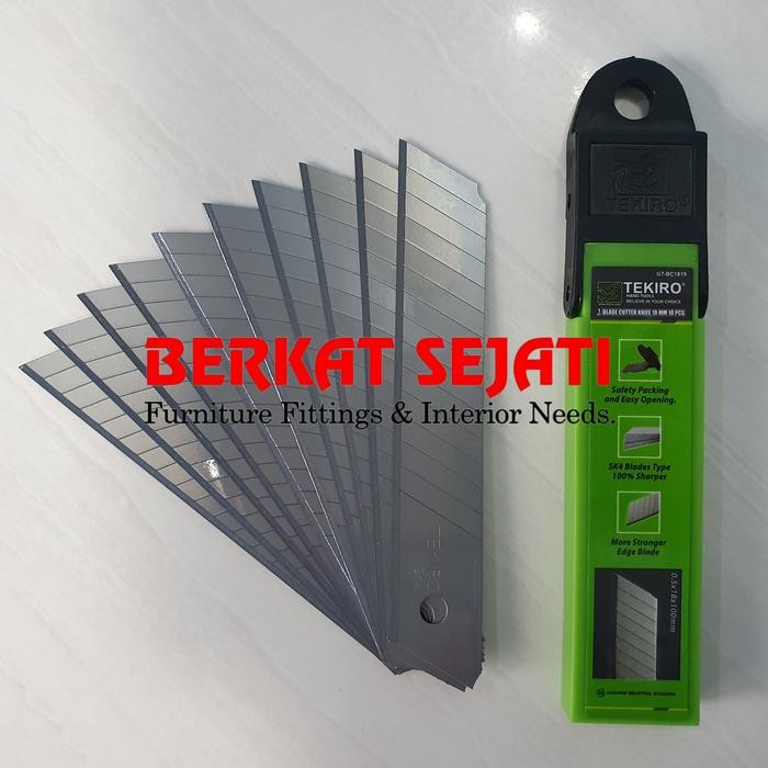 

ID REFILL / ISI ULANG MATA PISAU CUTTER KATER BESAR TEKIRO (ISI 10 PCS)