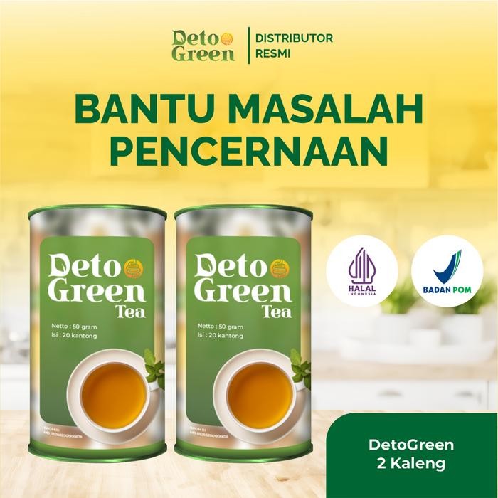 

Teh Detogreen Minuman Sehat Kaya Manfaat untuk Pencernaan