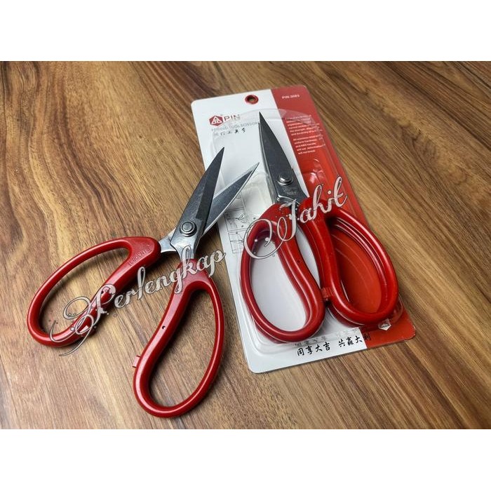 

ID GUNTING POTONG BAHAN KAIN PIN 3083-TAILOR SCISSORS SIZE 8IN