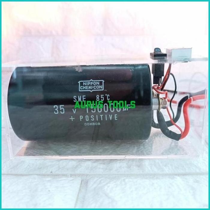 KAPASITOR BANK CAPACITOR BANK 150.000UF 35V ELKO ELCO MOTOR MOBIL