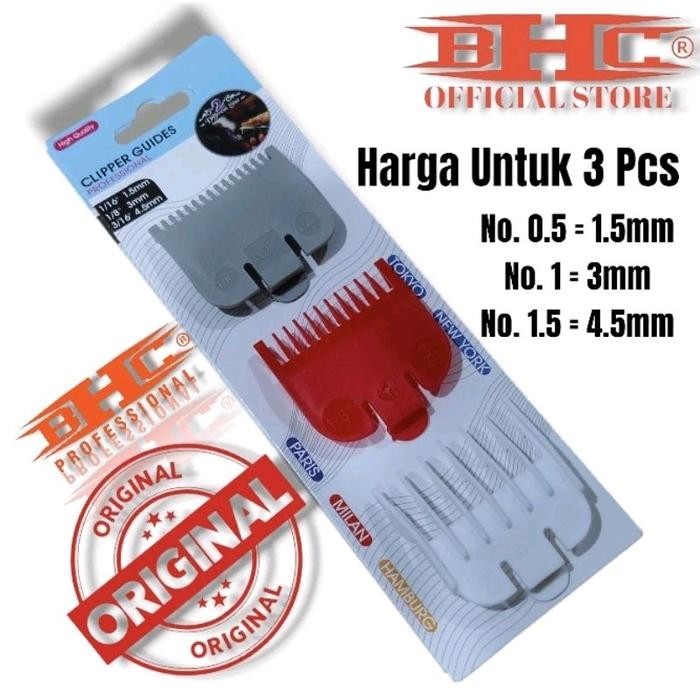 HPPB Sepatu Ukuran Clipper 3 Pcs Alas Mesin Cukur Rambut