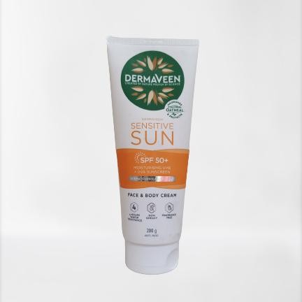 

Dermaveen Sensitive Sun Spf 50+ Face & Body Cream 200 Gram