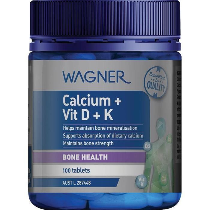 

Wagner Calcium + Vit D + K 100 Tablets