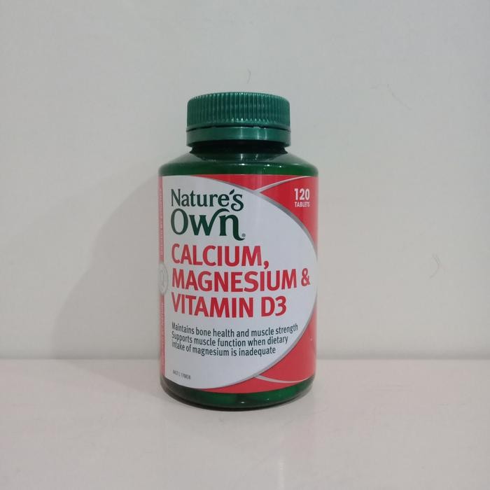 

Nature'S Own Calcium, Magnesium & Vitamin D3 120 Tablets