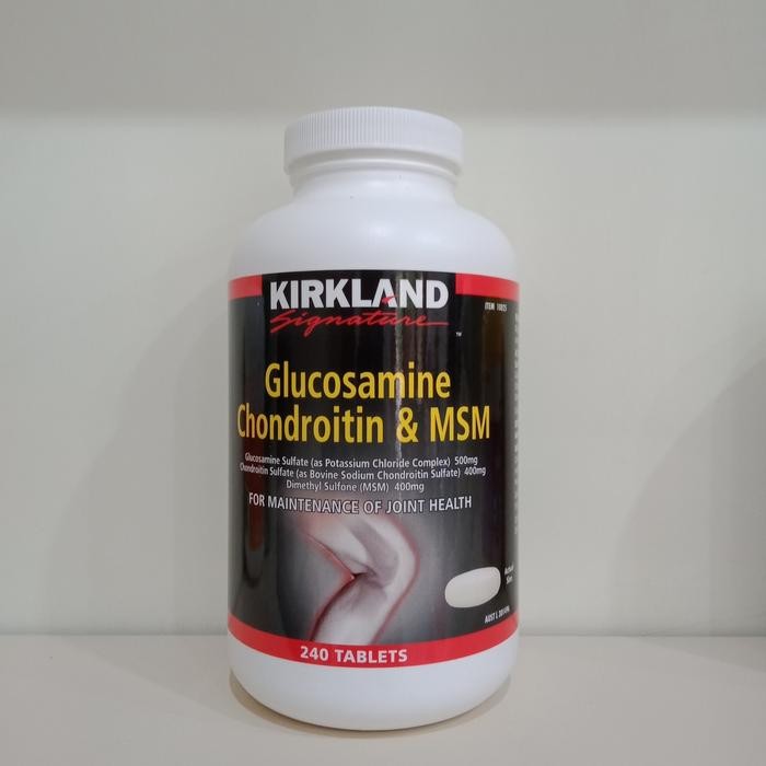 

Kirkland Glucosamine Chondroitin & Msm 240 Tablets