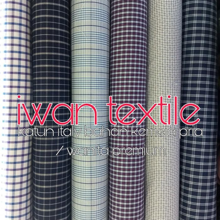 

Promo Kain Katun Italy Kotak Yanded Bahan Baju Koko Kemeja Hem Gamis