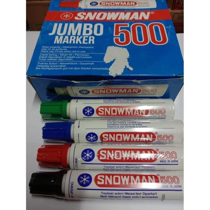 

New HARGA GROSIR! SPIDOL PERMANENT JUMBO SNOWMAN 500