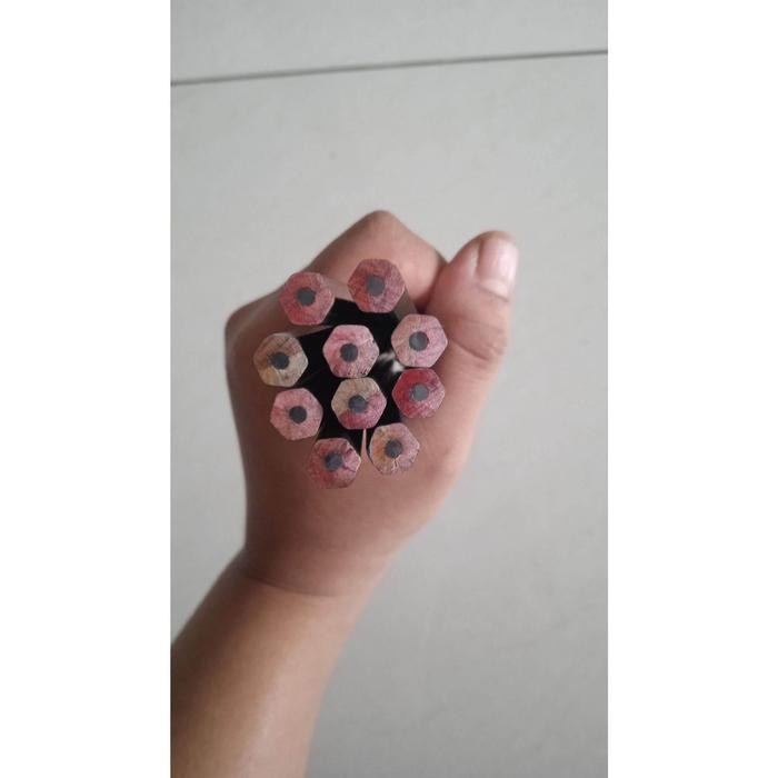 

New 1 pak (12 pcs) pensil faber castell 2B Hitam Stationery