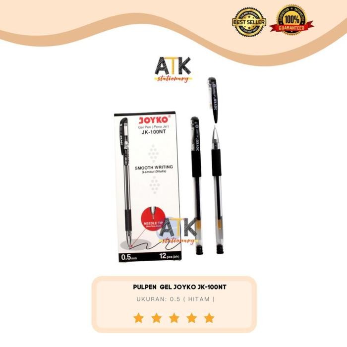 

New Pulpen Gel JK-100 NT Joyko ( 1 Lusin) Atk