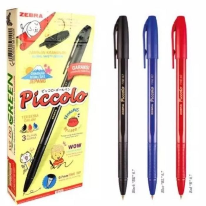 

New Pen PICCOLO Zebra Pena Pulpen Ballpoint 0.7 Picolo Picollo PER LUSIN