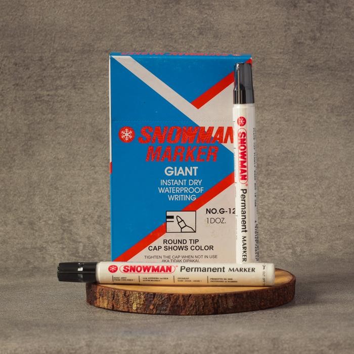 

New Spidol G-12 Permanent Snowman