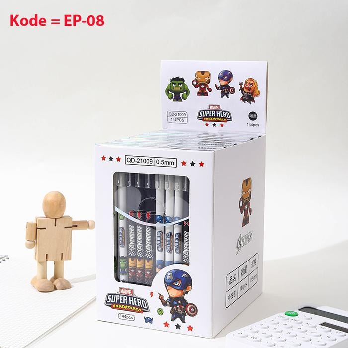 

New Eraseable Pen (2) - Pulpen Bisa Dihapus tinta warna Hitam dan Biru Stationery