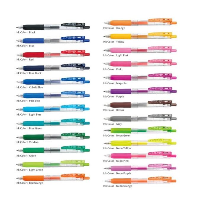 

New Ballpoint Zebra Sarasa Clip