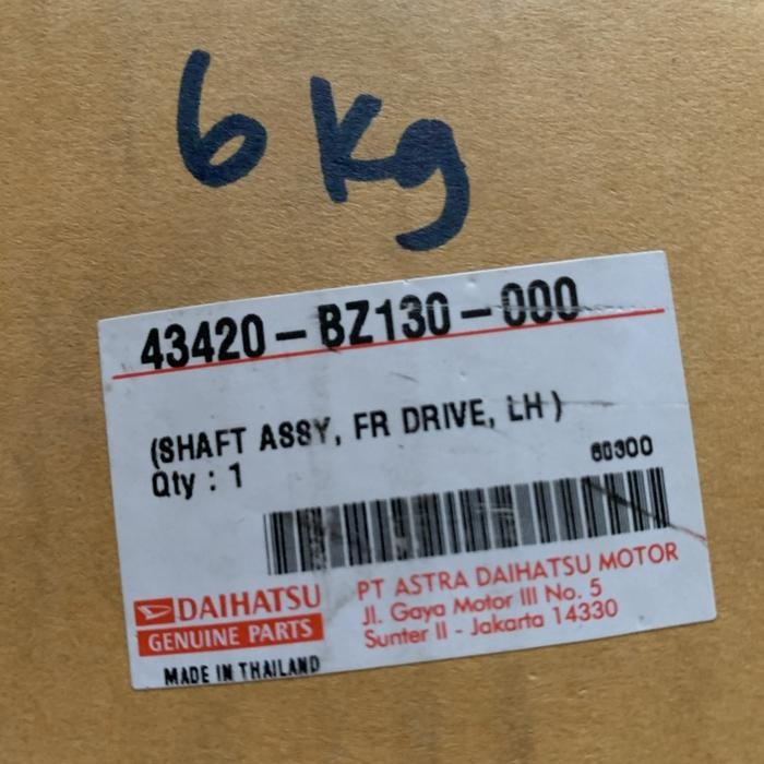 Cv Joint As Roda Assy Kiri Sigra 1000Cc Original