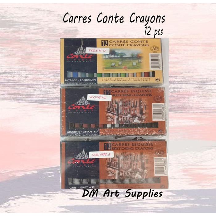 

Carres Conte Crayons 12 Pcs