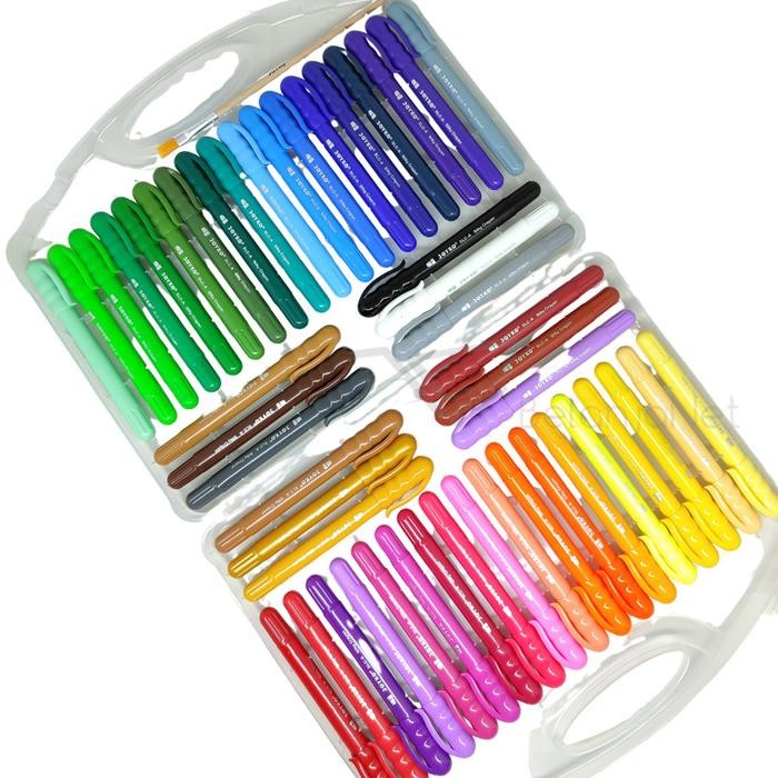 

Silky Crayon Crayon Gel Krayon Halus Joyko Slc-A-48 Warna Color