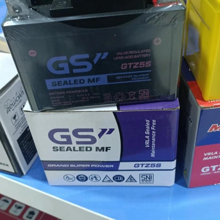 Aki Motor Yamaha Jupiter Z Robot / Salib Gtz5S Gs P Aki Kering Mf