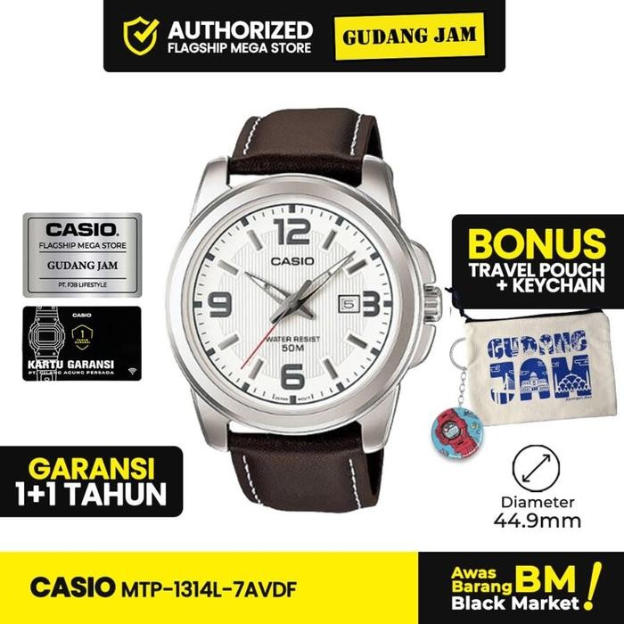 Jam Tangan Casio General MTP-1314L-7AVDF MTP-1314L MTP-1314 MTP1314L MTP 1314L Watches