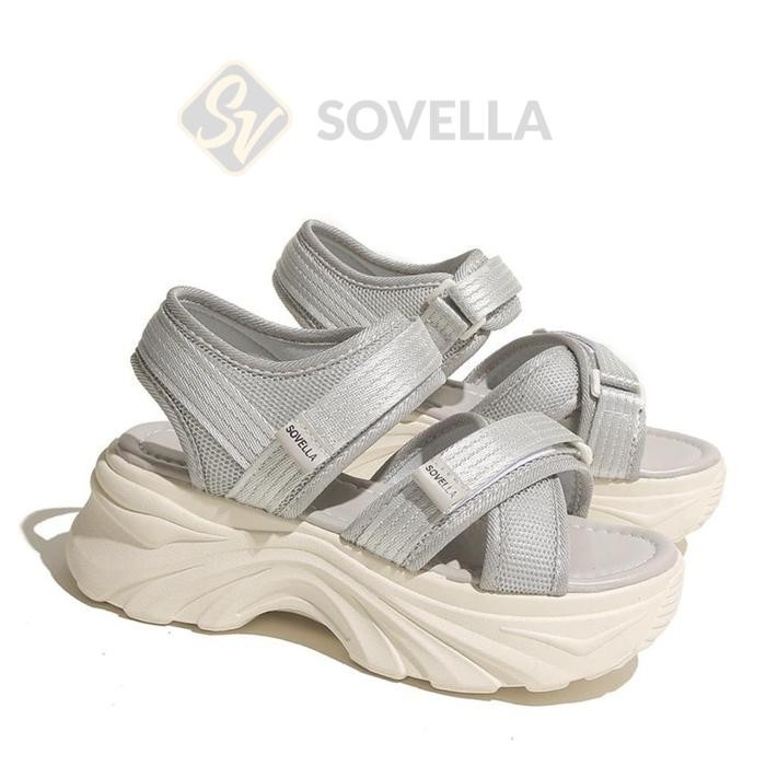 SOVELLA Kazumi Sandal Wanita Platform Tali