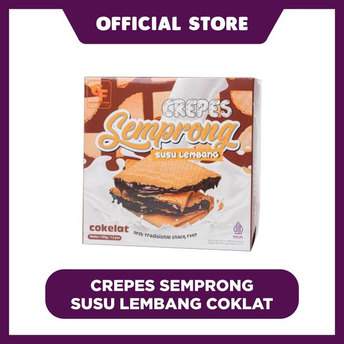 

Promo Crepes Semprong Susu Lembang Rasa Coklat