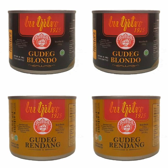 

Promo Gudeg Kaleng Bu Tjitro Paket Blondo Rendang