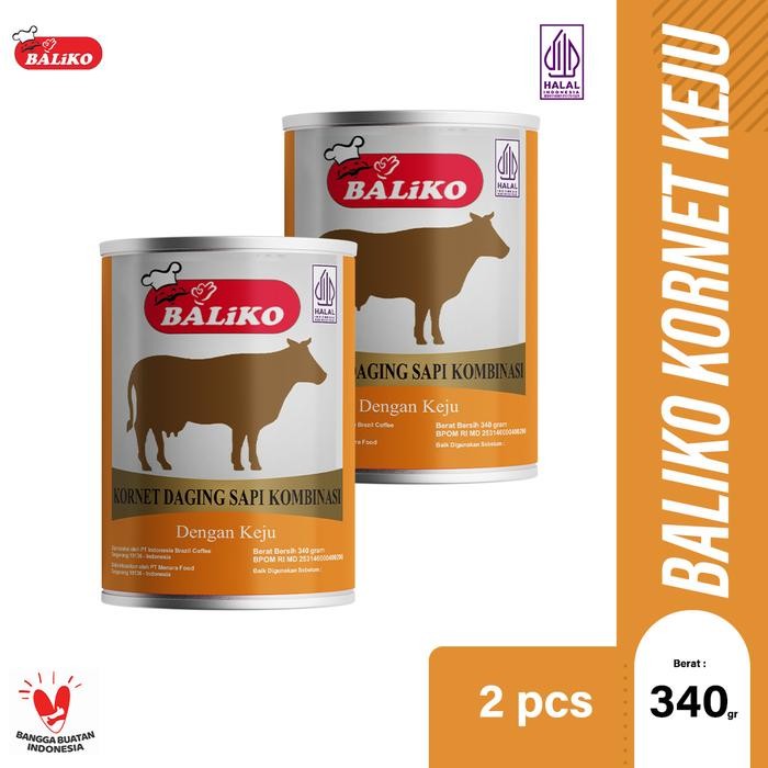 

Promo Baliko Kornet Keju Premium 340gr Isi 2 Kaleng