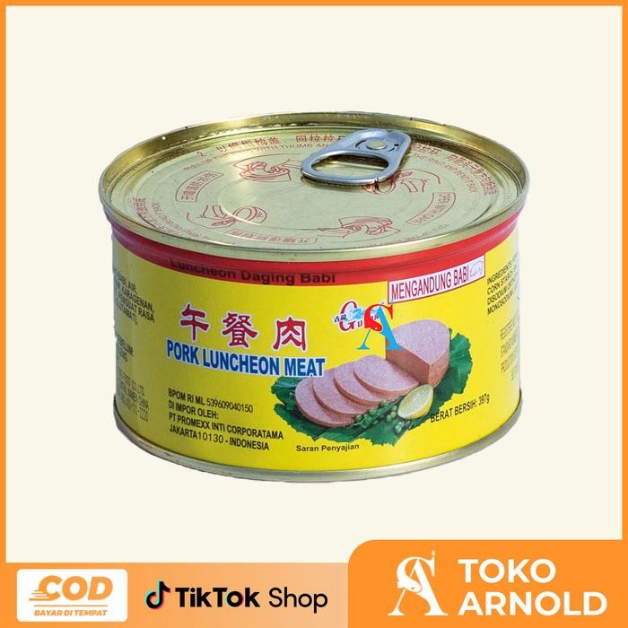 

Promo Gulong Pork Luncheon Meat 397gr Daging Babi Kaleng Non Halal
