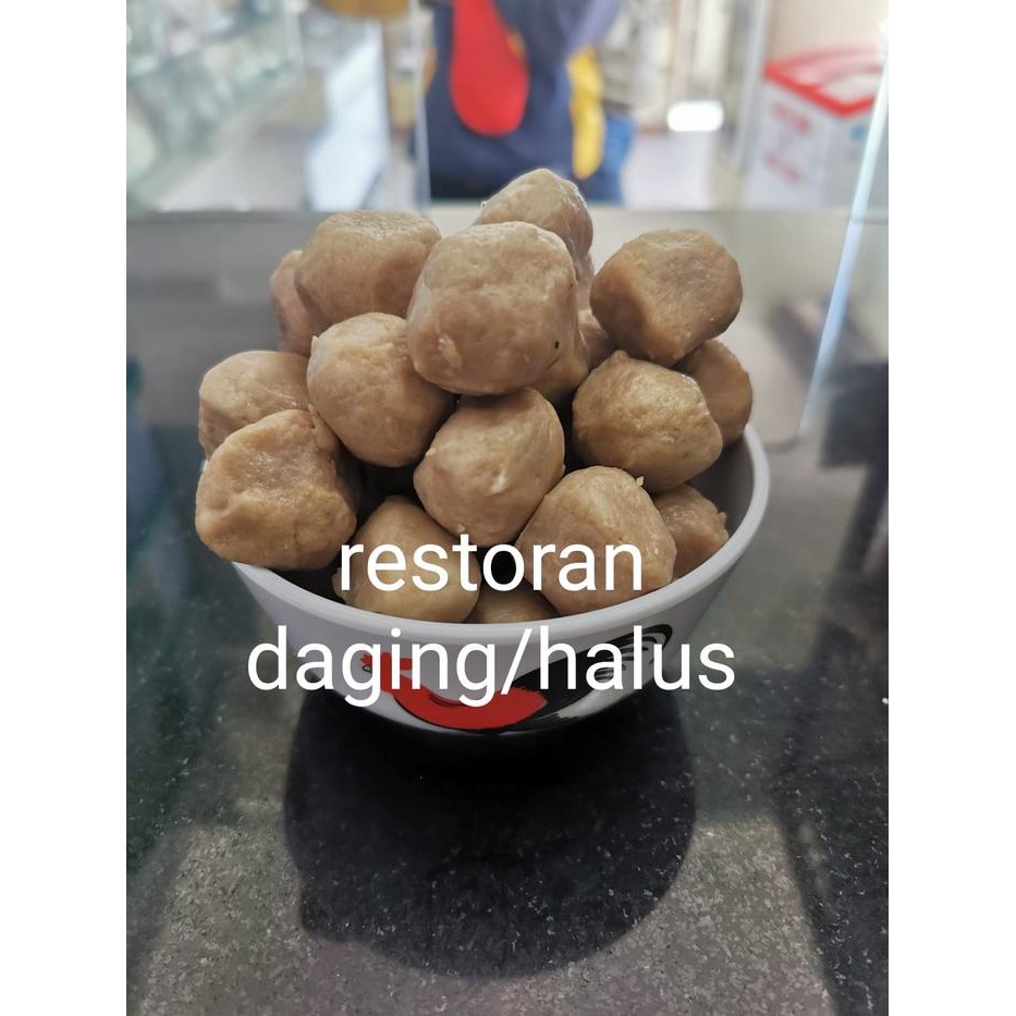 

Baru Baso Panghegar 50pcs - Baso Resto Daging / Urat