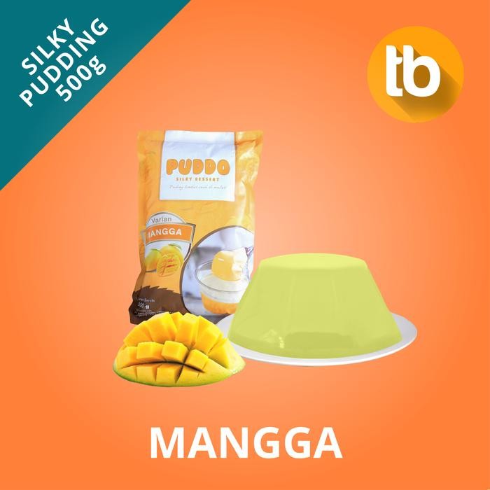 

Baru Puddo Silky Pudding Mango 500g - Pudding Lembut Rasa Mangga
