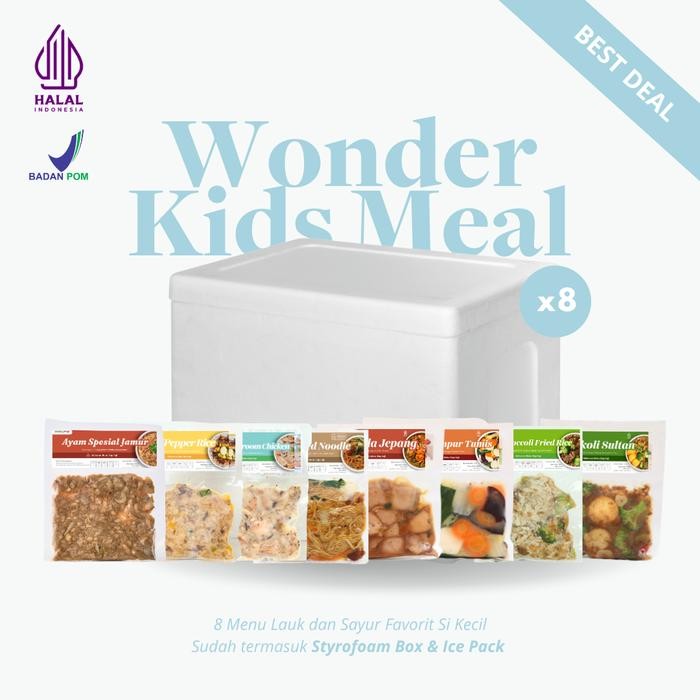

Baru Satu Porsi Wonder Kids Meal - Paket Makanan Anak Praktis
