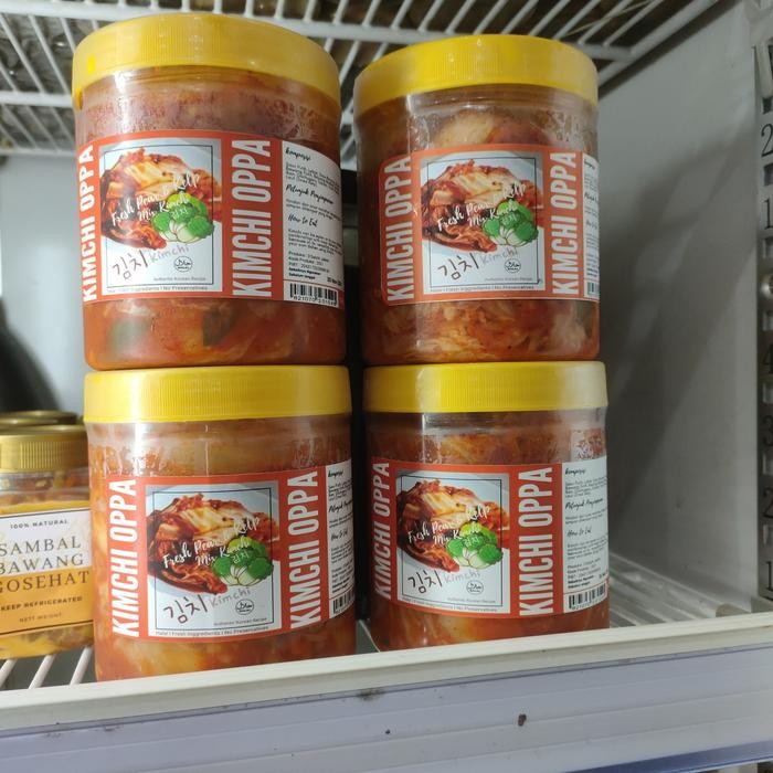 

Baru Kimchi Oppa 500gr Kimchi Pedas Asli Korea