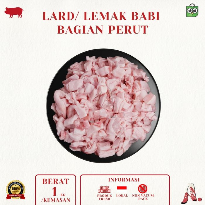 

Baru Minyak Perut Babi / Pork Mix Lard / Daging Babi Fresh Lokal