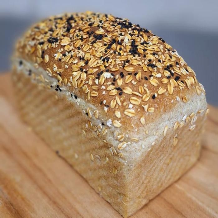 

Baru Whole Wheat Soft Sourdough Loaf Roti Sehat 500gr