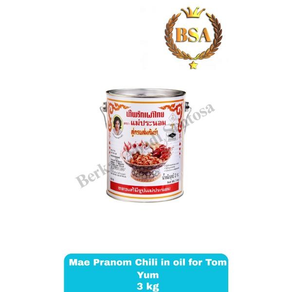 

Mae Pranom Chili in oil for Tom Yum 3 kg