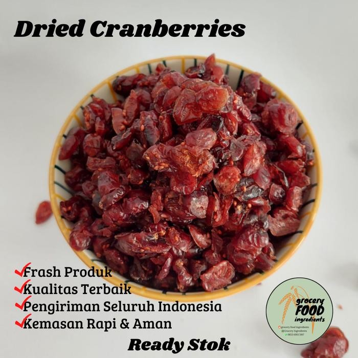 

Baru Dried Cranberries Kering 250gr - Snack & Baking