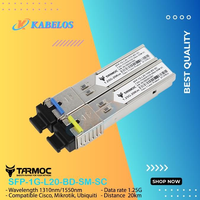 Tarmoc SFP-1G-L20-BD-SC SFP 1G BiDi SM 20KM SC SFP 1G 20KM SC