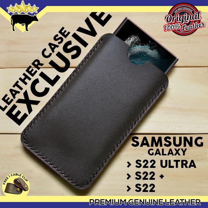 Samsung Galaxy S22 Ultra / S22+ Leather Pouch Sleeve Case Terlaris