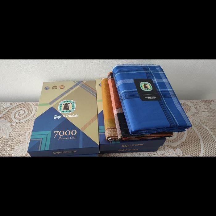 Sarung Gajah Duduk 7000 Benang Premium Class Original