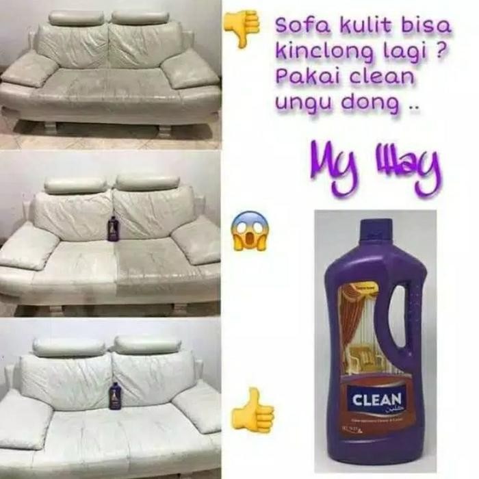CLEAN MY WAY UNGU PEMBERSIH TANPA BILAS UTK BAHAN KAIN DAN KULIT