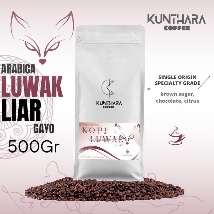 

Kopi Luwak Arabica Gayo - 500gr I Biji/Bubuk